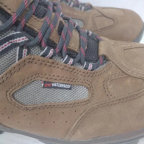 RED WING 6785 Brown Work Boot Hiker Safety Toe Leather Men US 9 D EUC